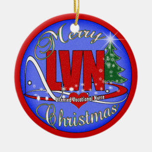 LVN CHRISTMAS ORNAMENT LICENSED VOCATIONAL NURSE