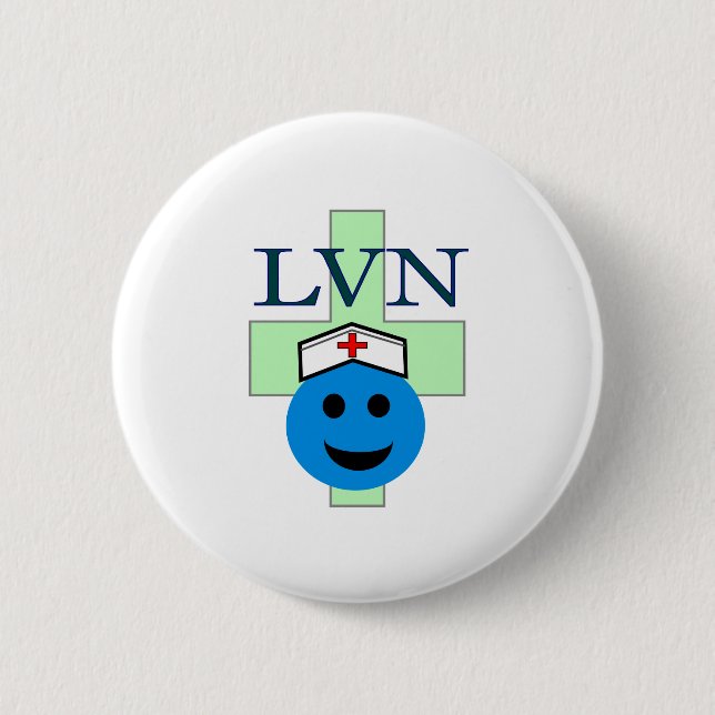 LVN "Licensed Vocational Nurse" gifts 2 Inch Round Button (Front)