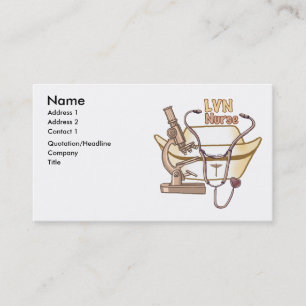 LVN Nurse business cards