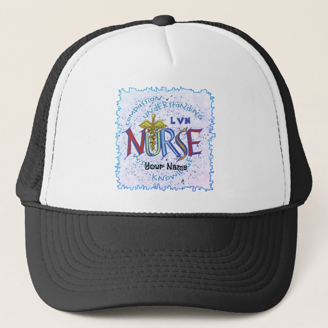 LVN Nurse Motto Trucker Hat (Front)