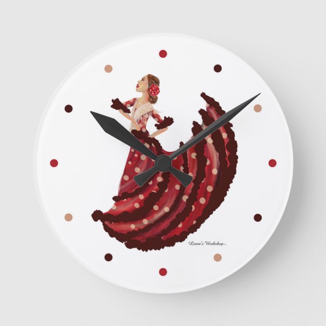 LW Flamenco Clock (2) (Front)