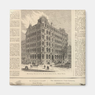 LW Lawrence and Bankers Birmingham Iron Magnet