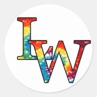 LW logo Classic Round Sticker
