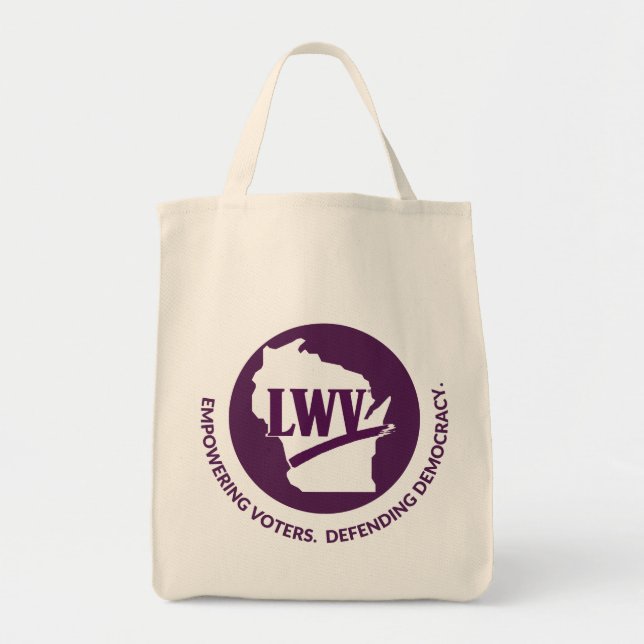 LWV Wisconsin Tote Bag (Front)