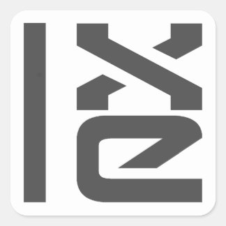 LXLE Linux Badges Square Sticker