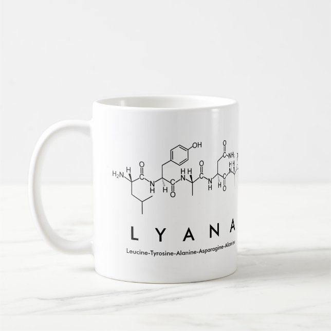 Lyana peptide name mug (Left)