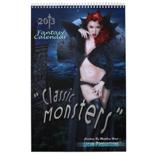 Lycan Productions Classic Monsters Calendar 2013
