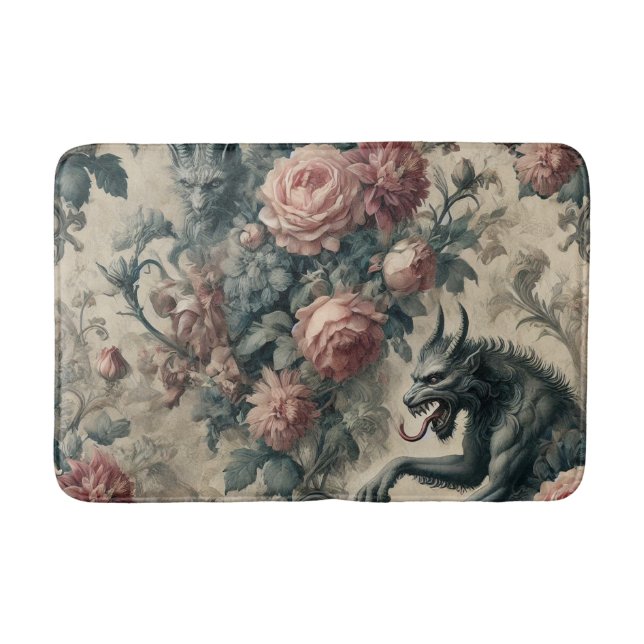 Lycans & Lullabies – Gothic Victorian Design Bath Mat (Front)