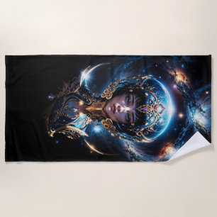Lycenia The Light Of The Heavens by Xzendor7 Beach Towel