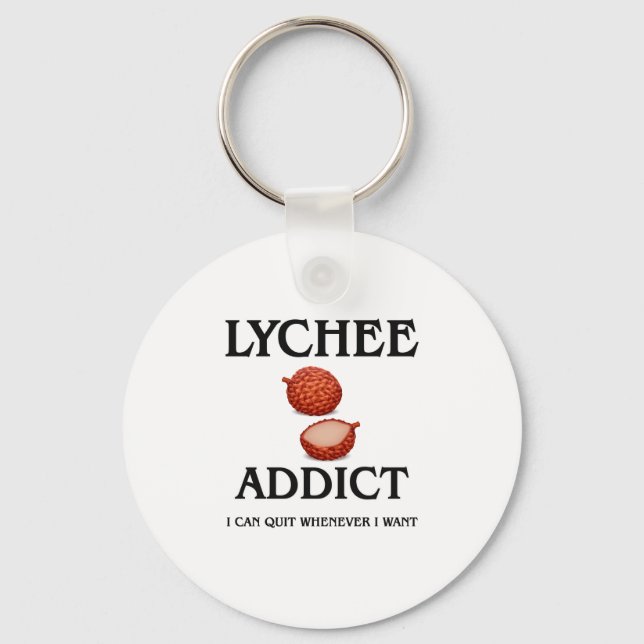 Lychee Addict Keychain (Front)