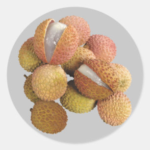 Lychee Classic Round Sticker