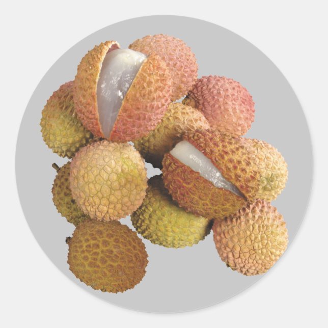 Lychee Classic Round Sticker (Front)