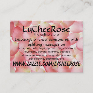Lycheerose Psalm 23 business card