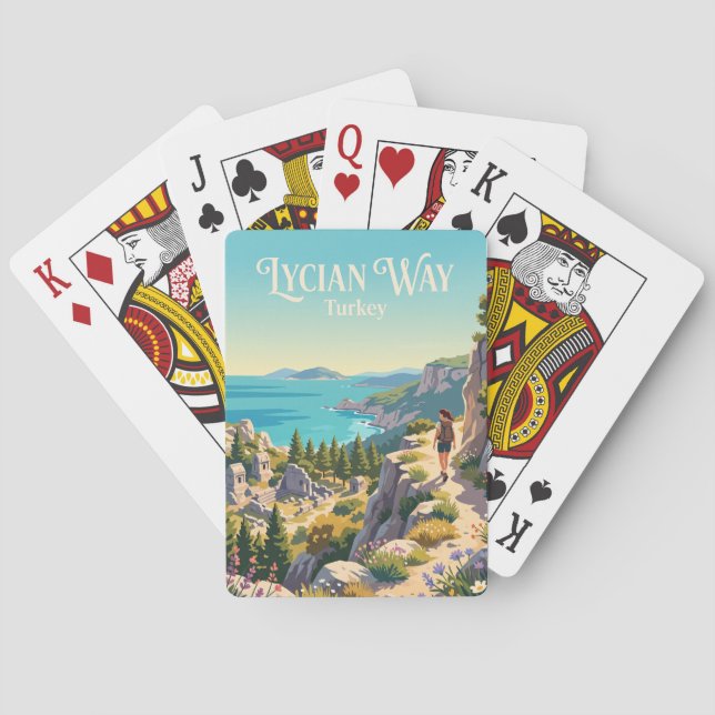 Lycian Way Turkey Playing Cards (Back)