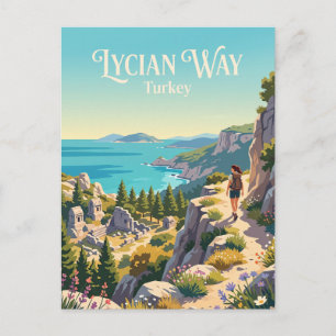 Lycian Way Turkey Postcard