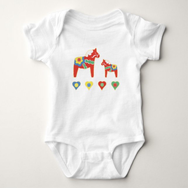 Lycka Till Baby Bodysuit (Front)