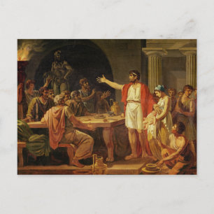 Lycurgus Showing the Ancients of Sparta their Postcard