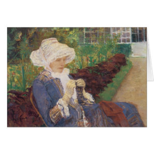 Lydia Crocheting in Garden at Marly, Mary Cassatt
