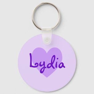 Lydia in Purple Keychain