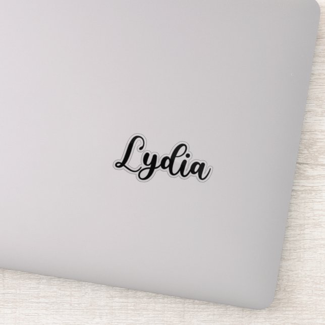 Lydia Name - Handwritten Calligraphy (Detail)