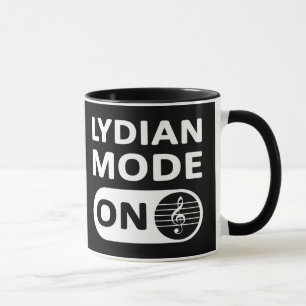 Lydian Music Mode On - Mug