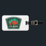 Lye Brook Wilderness Vermont Camping Luggage Tag<br><div class="desc">Lye Brook Wilderness in southern Vermont is a forested high plateau in Green Mountain National Forest that offers hiking and backpacking on trails like the Lye Brook and Branch Pond trails to features such as Lye Brook Falls and remote ponds for quiet outdoor recreation.</div>