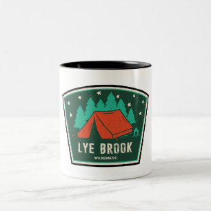 Lye Brook Wilderness Vermont Camping Two-Tone Coffee Mug