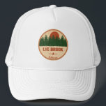 Lye Brook Wilderness Vermont Trucker Hat<br><div class="desc">Lye Brook Wilderness in southern Vermont is a forested high plateau in Green Mountain National Forest that offers hiking and backpacking on trails like the Lye Brook and Branch Pond trails to features such as Lye Brook Falls and remote ponds for quiet outdoor recreation.</div>