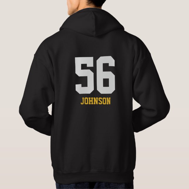 LYFL 01 | Men's Custom White Lassen Logo Hoodie (Back)