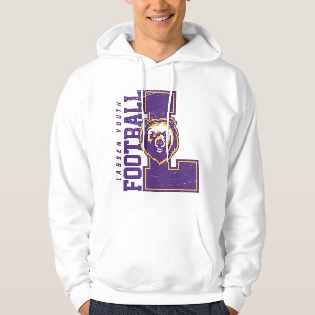 LYFL 06 | Sweat - shirt à capuche du logo violet p (Devant)