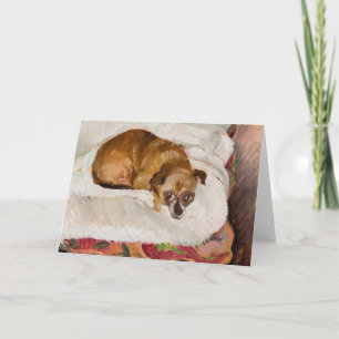 Lying Dog   Zygmunt Waliszewski Card