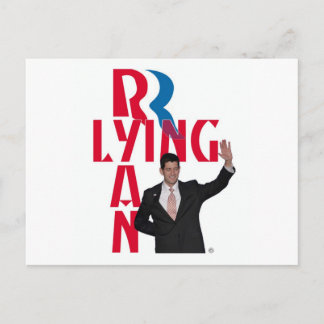 Lying Ryan Postcard