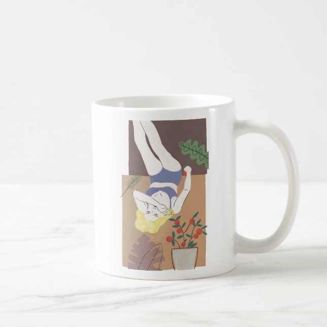 Lying Woman Coffee Mug (Right)