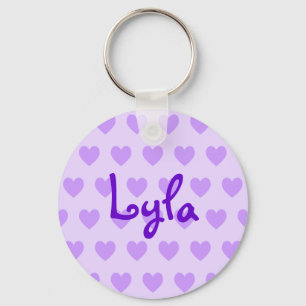 Lyla in Purple Keychain