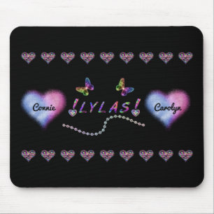 LYLAS Love You Like A Sister Mouse Pad