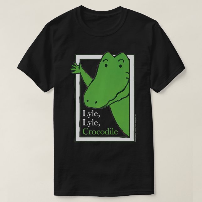 Lyle, Lyle, Crocodile Waving Croc Illustration Pre T-Shirt (Design Front)