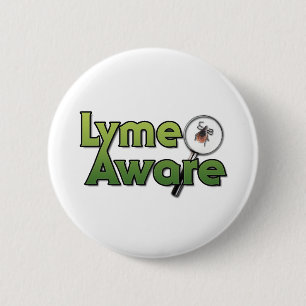 Lyme Aware Gear 2 Inch Round Button