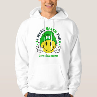 Lyme Awareness Ribbon Support Gifts Hoodie