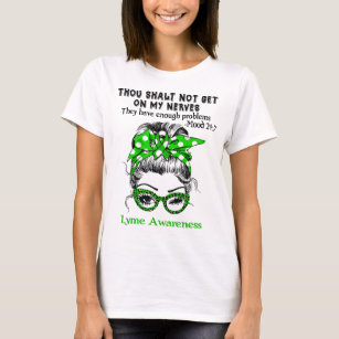 Lyme Awareness Ribbon Support Gifts T-Shirt