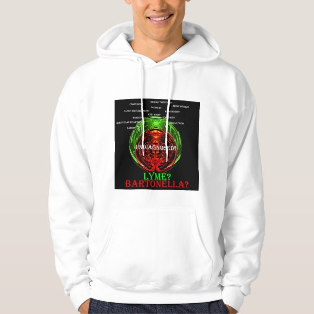 Lyme Bartonella Brotherhood Hoodie (Front)