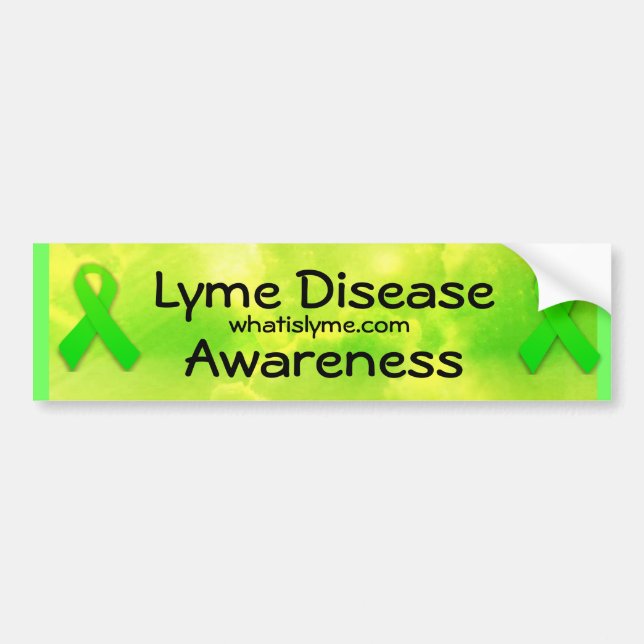 Lyme Disease Awareness Bumper Sticker (Front)
