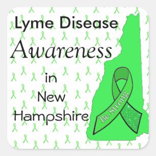 Lyme Disease Awareness in New Hampshire Sticker
