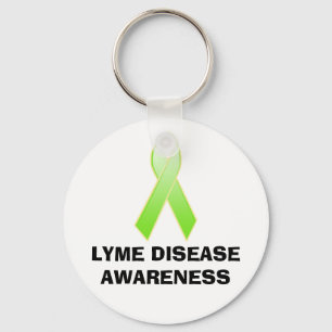 LYME DISEASE AWARENESS KEYCHAIN