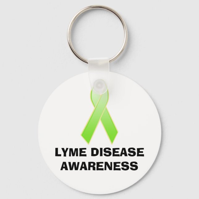 LYME DISEASE AWARENESS KEYCHAIN (Front)