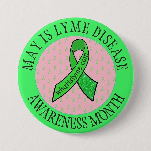 Lyme Disease Awareness Month Button (Front)