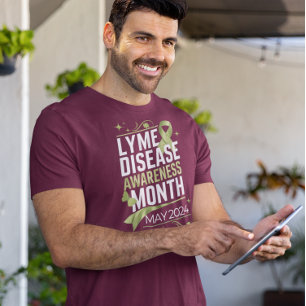 Lyme Disease Awareness Month Education Support Dsg T-Shirt