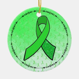 Lyme Disease Awareness Ribbons Ornament