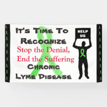 Lyme Disease Awareness We Wont Give Up Banner