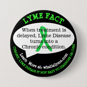 Lyme Disease Fact Buttons for Awareness Events