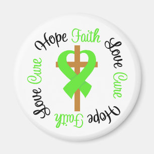 Lyme Disease Hope Faith Love Prayer Cross Magnet